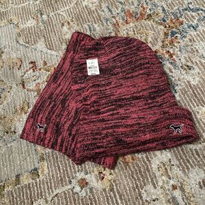 Victoria's Secret Pink Knit Beanie Set